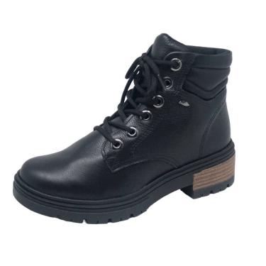 Imagem de Bota Coturno Feminino Conforto Couro Dakota G9781