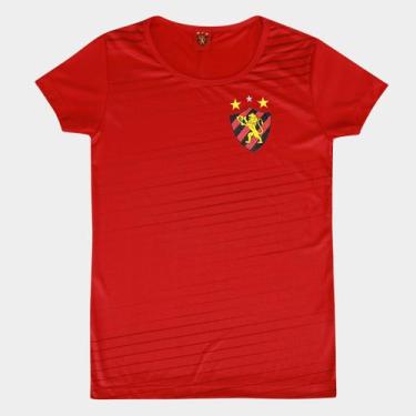 Imagem de Camisa Sport Recife Feminina - SPR, Vermelho, P