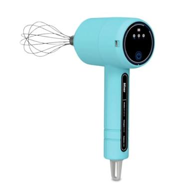 Imagem de Mixer Elétrico Multifuncional Genérico, Recarregável Sem Fio, Bateria USB, 5W, Branco