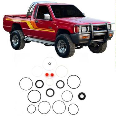 Imagem de Reparo Caixa Direção Hidráulica Mitsubishi L200 1996 até 2006 - CAIXA 