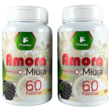 Imagem de Kit 2 Amora Miura 550 mg 60 Comprimidos Suplemento Natural Sem Glúten Vegano Fitonatus