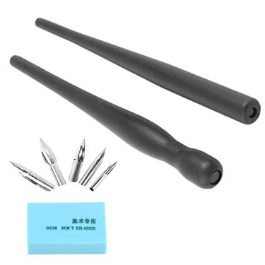Imagem de RiToEasysports Conjunto de Ponta Cômica, 5 Pontas Versáteis para Linhas Finas e Desenhos Intrincados, Experiência de Escrita Suave, Design Ergonômico, Material Durável, Amigável para Iniciantes,