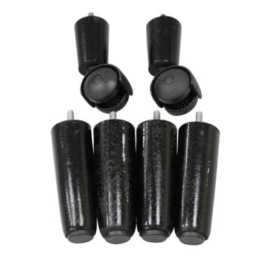 Imagem de Kit Pés para Cama Box SOLTEIRO Universal Rosqueável