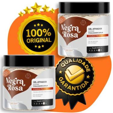 Imagem de Kit 2 Gel Ativador Óleo De Argan Negra Rosa 500gr Original