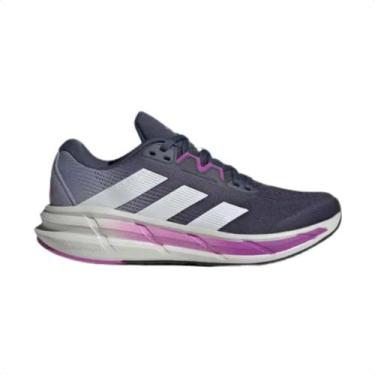 Imagem de Tênis Running Feminino Adidas Questar 3 Azul, Shanav, Dshgry, Purbur, 