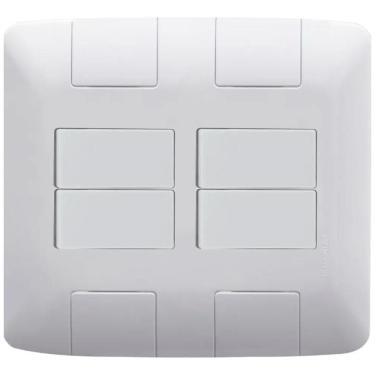 Imagem de Interruptor 4 Teclas Em Placa 4X4 Tramontina Aria 1 Kit