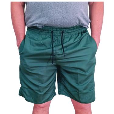 Imagem de Bermuda masculina Tactel com Bolso Funcional com Elastico e Cordão na Cintura