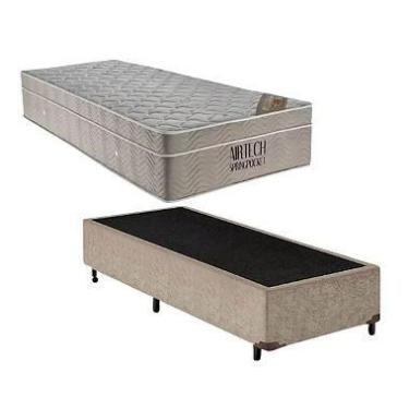 Imagem de Conjunto Box Solteirão (Colchão Airtech Springpocket Ortobom + Base Bo