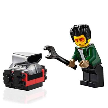 Imagem de LEGO City Town Race Minifigure - Banda de rodagem Octane (com chave inglesa