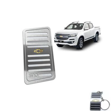 Imagem de Descanso De Pé Em Aço Inox S10 2017 A 2020 Prata