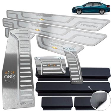 Imagem de Descanso Pedaleira Soleira Onix Plus Premier 2020 Prata