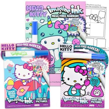 Imagem de Hello Kitty Imagine Ink Coloring Super Set - Bundle with 3 Imagine Ink Mess-Free Coloring Books for Kids with Magic Reveal Pages | Hello Kitty Party Favors and Activities