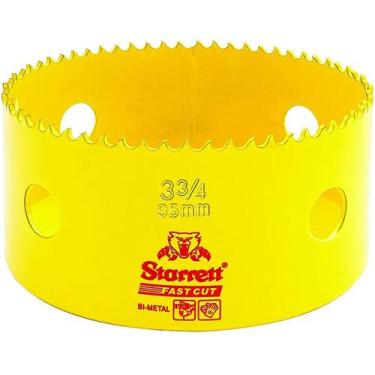 Imagem de Serra Copo Bi-Metal 95mm 3.3/4" Fast Cut Starrett FCH0334-G