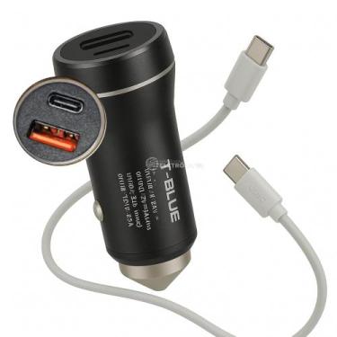 Imagem de Carregador Veicular Inteligente CB07 17W USB Duplo + Cabo USB-C 1m LE5