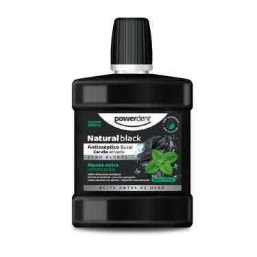 Imagem de Antisséptico Bucal Natural Black 300ml  Higiene Diária, Frescor Prolon