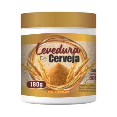 Imagem de Levedura de Cerveja 180g Pote boost nutritivo vitamina e pré treino - 