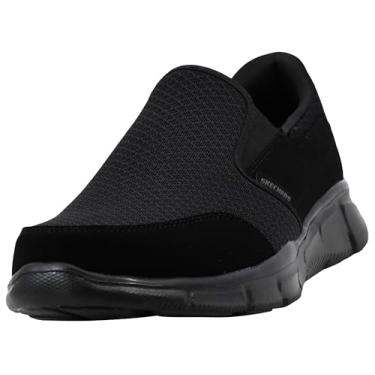 Imagem de Skechers Tênis masculino Equalizer Persistent Slip-On, Preto, 12 Wide
