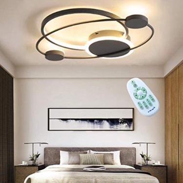 Imagem de Luminária de teto LED regulável para quarto infantil, abajur de acrílico, decoração para sala de estar, luminária de teto redonda, desenho animado moderno, decoração de quarto para meninos e