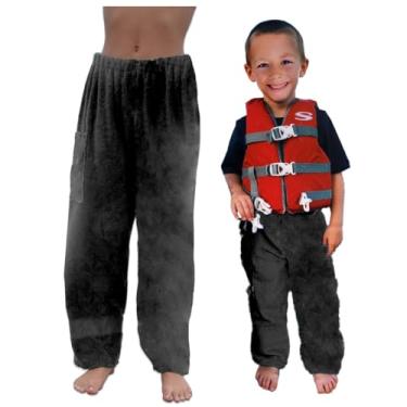 Imagem de Paradise Towelwear Calças de toalha para nadadores – Cinza – Calça de algodão felpudo – Saída de praia – Roupa de resort – Roupa de natação