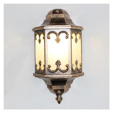 Imagem de Arandela de parede moderna à prova d'água para exterior, iluminação decorativa de jardim ACGarden Aisle Landscape Wall Sconce, luminária pendente de teto LED, bronze