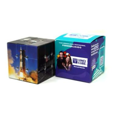 Imagem de Cubo Mágico Manual do Mundo Chegada à Lua - Cubo Mágico Personalizado Profissional