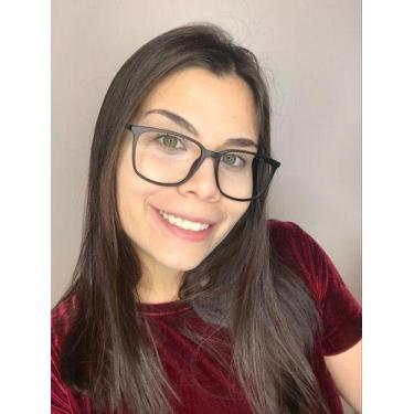 Imagem de Armação Óculos Grau Quadrado Feminino Bel Preto Fosco - Palas Eyewear