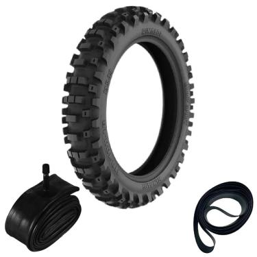 Imagem de Kit Pneu 110/100-18 64r Ms49 Rinaldi + Camara 4mm + Cinta