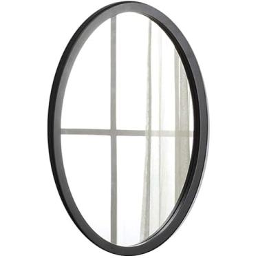 Imagem de EHVYBDX Espelho cosmético espelho de maquiagem oval para pendurar na parede espelho de maquiagem espelho decorativo europeu espelho de molho criativo simples espelho de penteadeira montado na parede