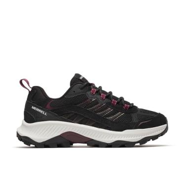 Imagem de Merrell Tênis feminino de caminhada Speed Strike 2 Trek, Preto/Cereja, 38