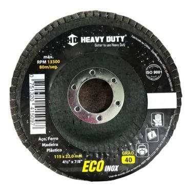 Imagem de Disco de Lixa Flap 4.1/2" 115x22mm para Metais e Madeira Heavy Duty
