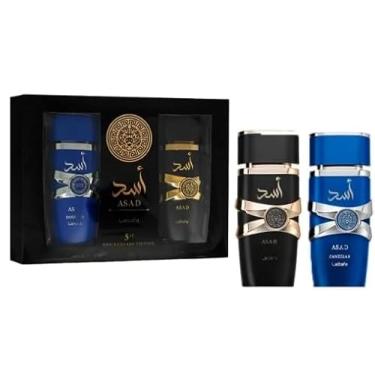 Imagem de Kit Perfume Árabe Masculino Asad 100ML + Asad Zanzibar 100ML - Original Lacrado