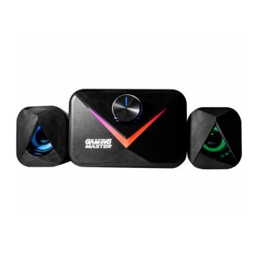Imagem de Caixa de Som Gamer K-Mex SS-8012 - 2.1 Subwoofer - Conector P2 - LED Multicores - SS8012U0001CB1X
