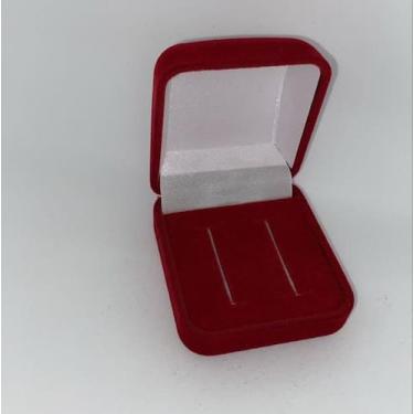 Imagem de Estojo Veludo para alianças - A Nova Fornitura, Vermelho