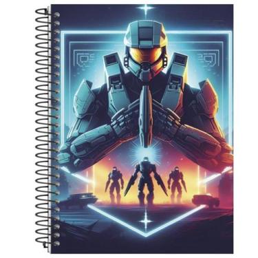 Imagem de Caderno De 15 Matérias Capa Dura Espiral 240 Folhas Games - PanAmerica