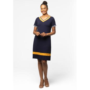 Imagem de Vestido Pau a Pique Básico Azul Marinho