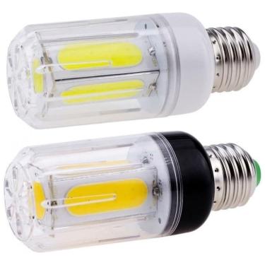 Imagem de YSJX Lights 2-Pack Lâmpada LED COB Corn Base Preta E14 Luz Quente – Decoração para Lustres e Ambientes Residenciais Econômicos,Generic