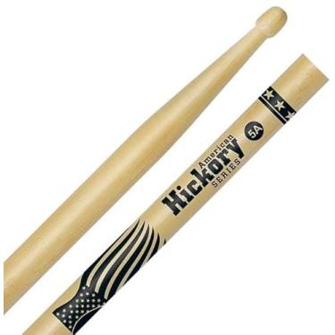Imagem de Baqueta Liverpool American Hickory Series 5A Clássica HY-5AM Ponta de Madeira