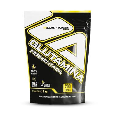Imagem de Glutamina Fermentada Micronizada - 1000g Natural - Adaptogen-Masculino