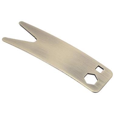 Imagem de RiToEasysports Chave Inglesa de Bronze para Guitarra, para Ajuste de Distância de Cordas, Ferramenta de Afinação Conveniente, Design Portátil, 9,8 X 2,8 X 1,7 Cm
