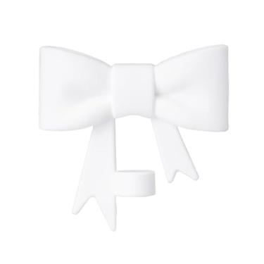 Imagem de Stanley Cup Protetor à prova de poeira, capas de canudo de silicone reutilizáveis, tampa simples com canudos de 10 mm (branco)