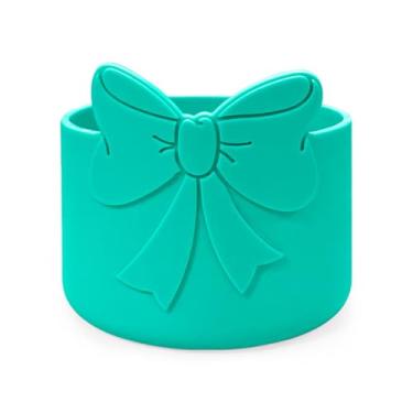 Imagem de Capa protetora antiderrapante para garrafa, linda manga de silicone, garrafas de água protetoras, fundo de garrafa de água esportiva, acessório protetor e elegante para personalizar, (azul)