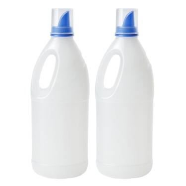 Imagem de Kit Dispenser Porta Amaciante Sabão em Pó Sabonete Liquido Organizador De Lavanderia 2 Litros Multiuso (2)