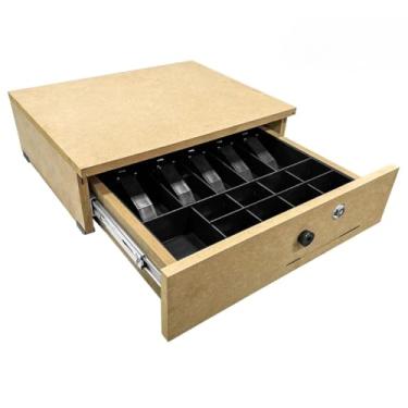 Imagem de Caixa Registradora, Organizador Dinheiro com Checkout, Caixa de Guardar Dinheiro