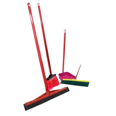 Imagem de kit Vassoura, Rodo Grande Duplo, Pa de lixo e Lava Azulejo