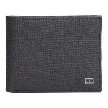 Imagem de Carteira Tommy Hilfiger Flag Mini Cc Cinza Escuro-Masculino