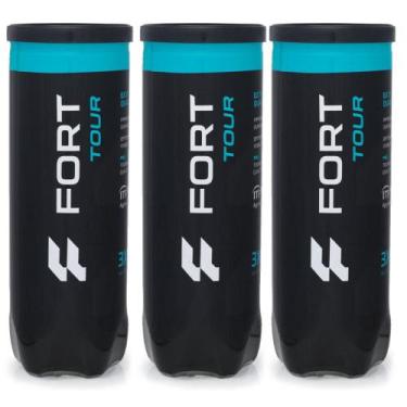 Imagem de Bola de Tênis Fort Tour Pack com Três Tubos