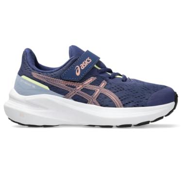 Imagem de ASICS Tênis de corrida infantil GT-1000 13 Grade escolar, Azul índigo, brisa, 2 Little Kid