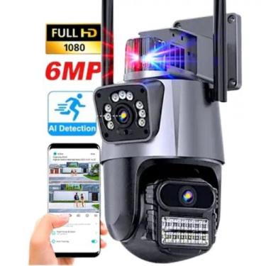 Imagem de Câmera De Segurança 4K Wi Fi Com Gravação Automática E Sirene - GBG ST