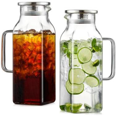 Imagem de Jarro NETANY, pacote com 2 litros, borosilicato de vidro, resistente a
