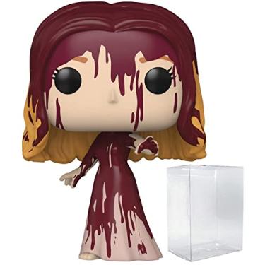 Imagem de POP Carrie – Carrie Telekinesis #1247 [Bloody] Boneco de vinil Funko (com capa protetora compatível), multicolorido, 9,5 cm
